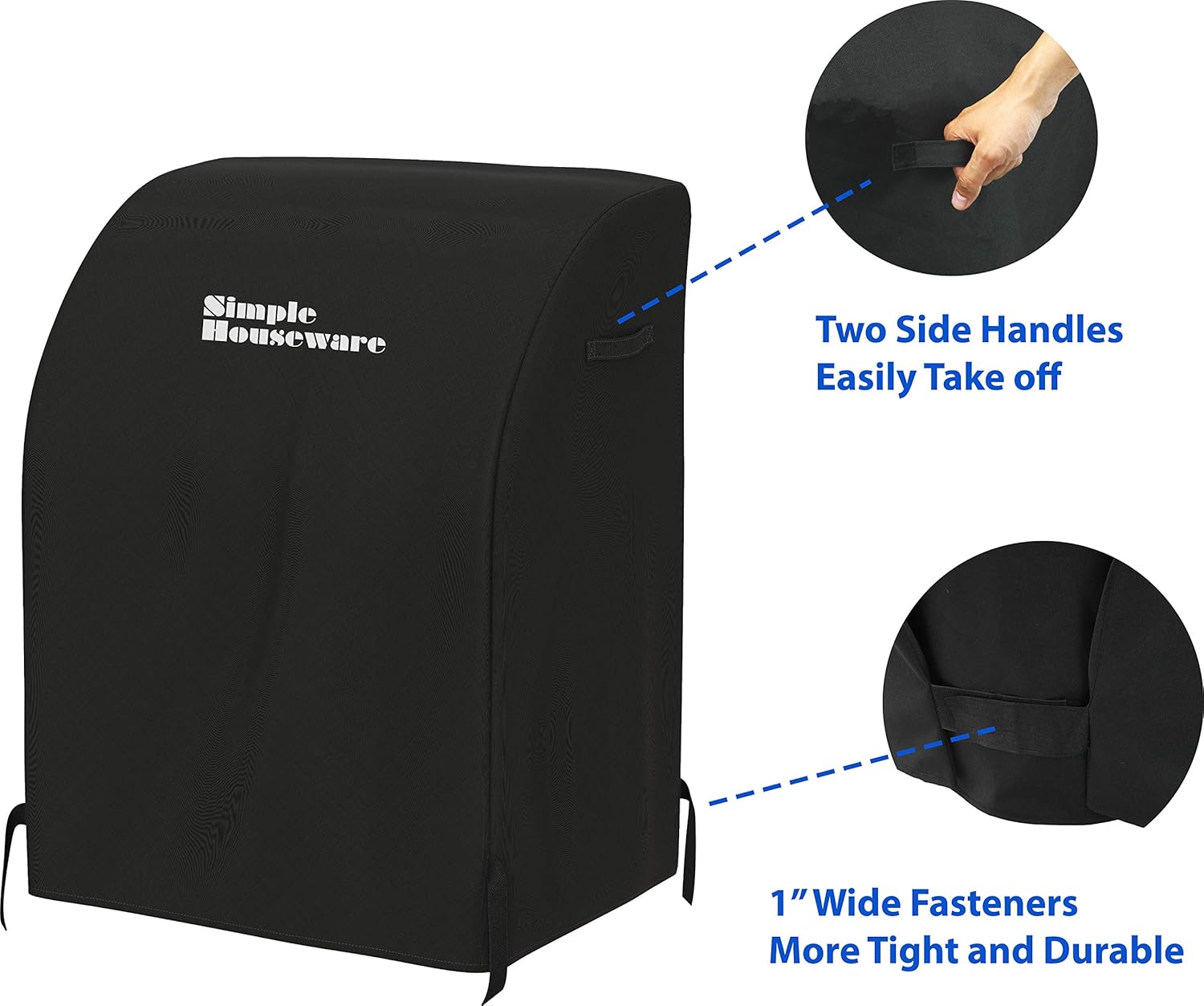 Simple Houseware 32 in. Waterproof Heavy Duty Gas BBQ Grill Cover, Weather-Resistant Polyester