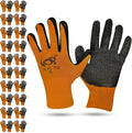 10 OR 20 Pairs Work Gloves–Heavy Duty Rubber Coated Safety Work Gloves–Multipurpose Gloves