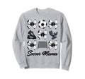 Soccer Mama Bow Soccer Mom Mommy Mothers Sweatshirt - Graphic Print Unisex