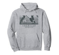 Trendy American Soccer Clun Hoodie - Minimalist Print for Adults