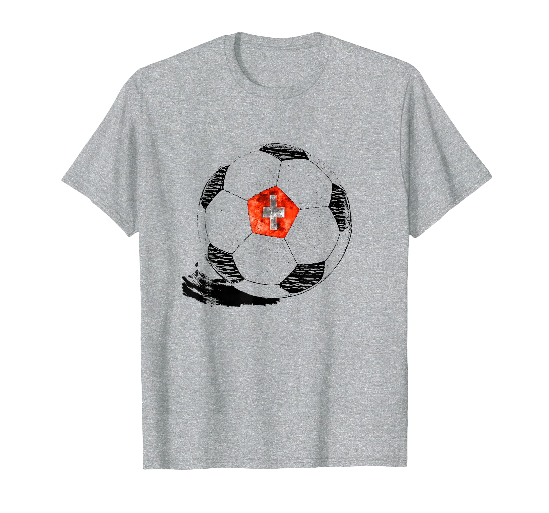 Soccer Switzerland Flag Swiss Pride T-Shirt - Streetwear Style Unisex
