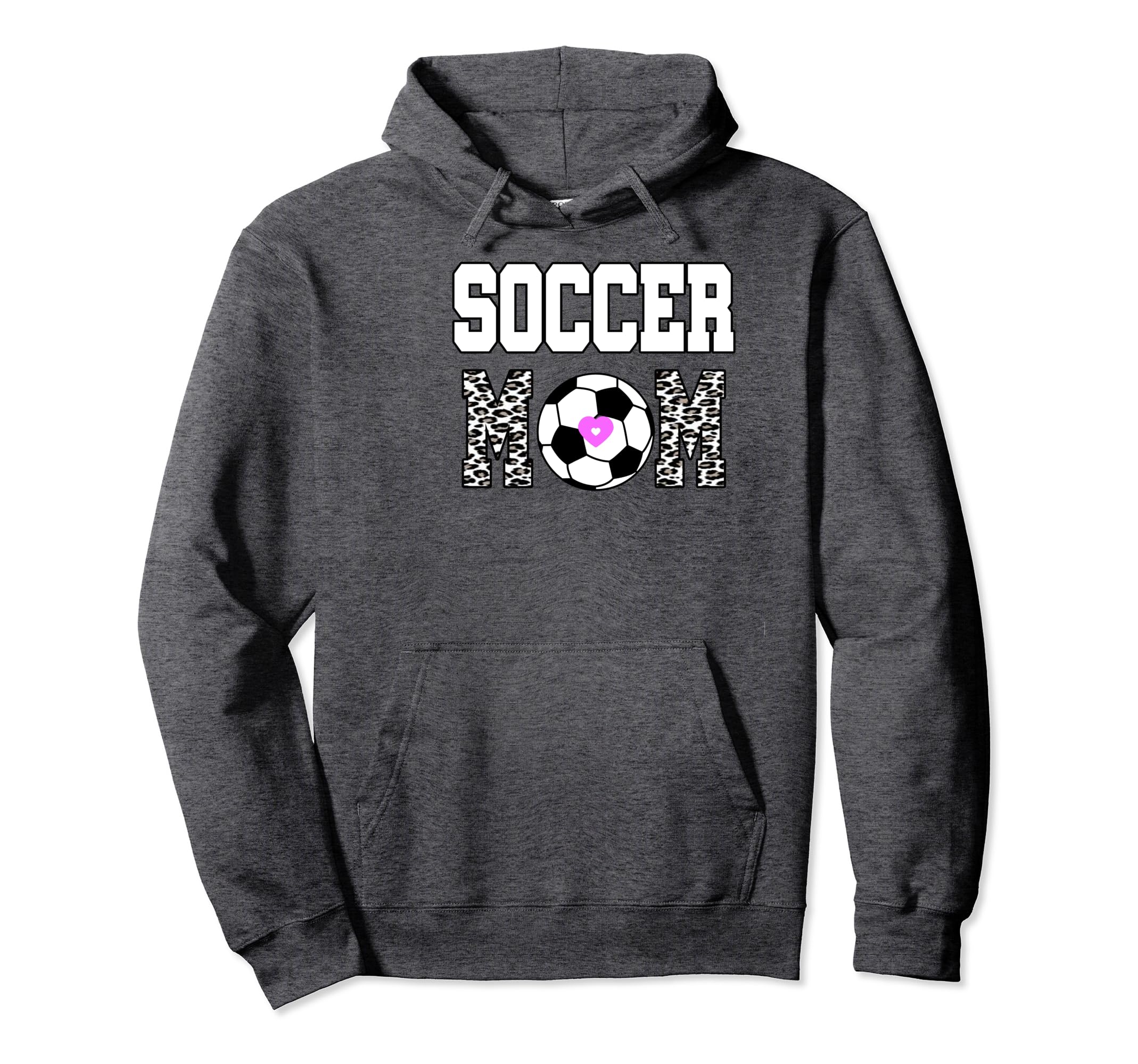 Soccer Mom Leopard Funny Soccer Mom Hoodie - Streetwear Style Unisex