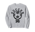 Soccer Sis Leopard Cheetah Trendy Sweatshirt - Minimalist Print Unisex