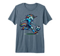 Footballer Unicorn Fans Soccer Team T-Shirt - Novelty Apparel Men Women