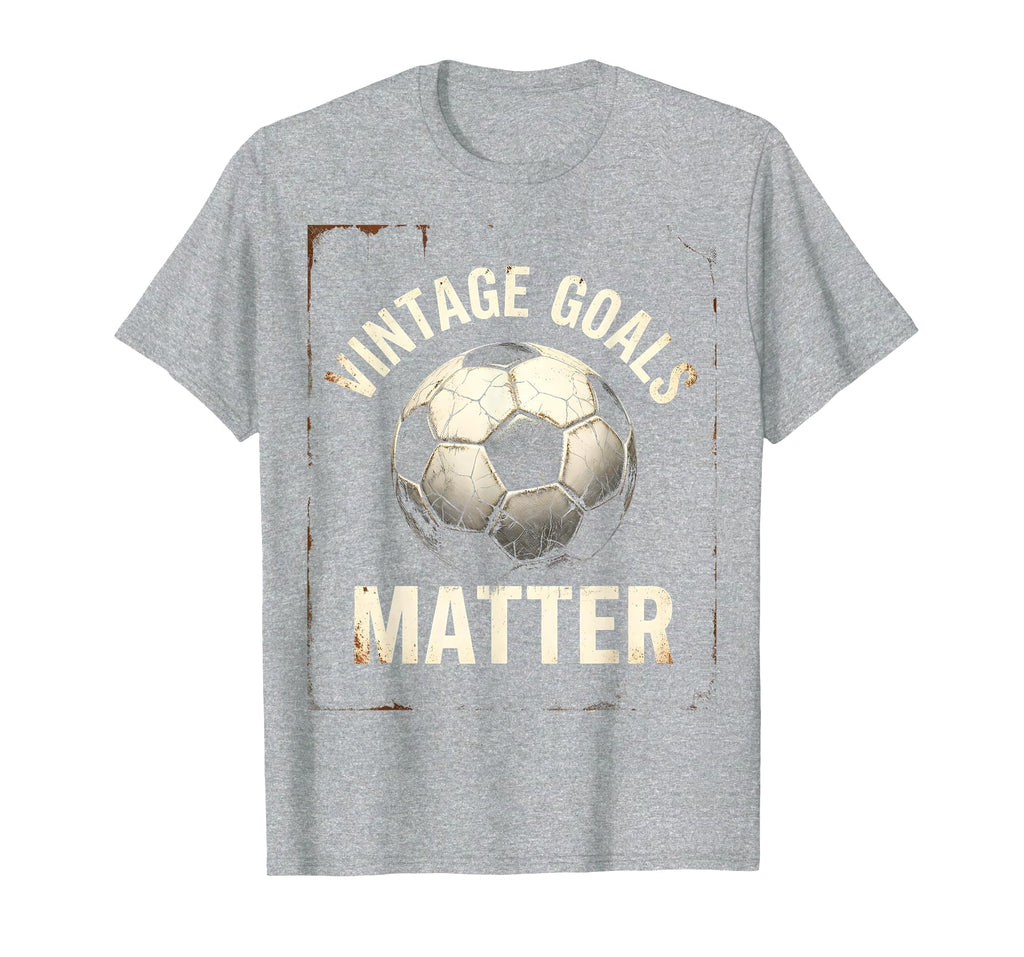 Goals Matter Soccer Ball T-Shirt - Unique Graphic for Adults
