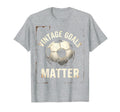 Goals Matter Soccer Ball T-Shirt - Unique Graphic for Adults