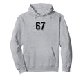 Number 67 80S 90S Soccer Team Jersey Hoodie - Trendy Graphic Men Women