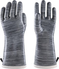 wahoo Liquid Silicone Smoker Oven Gloves, Food-Contact Grade, Heat Resistant Gloves for Cooking, Grilling, Baking, Grey, XL