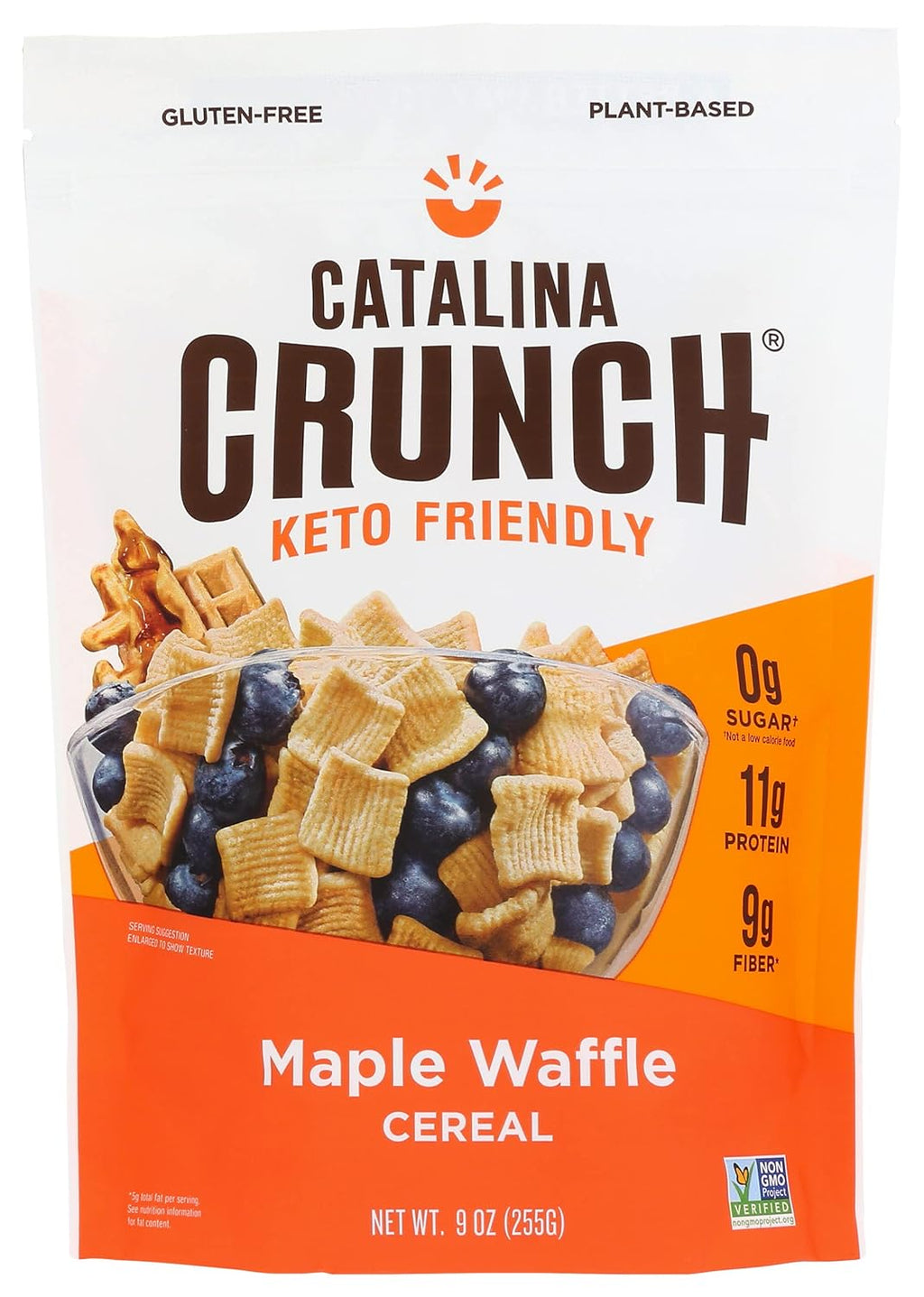 Catalina Crunch Maple Waffle Cereal, Keto Friendly, 9 oz, Pack of 6