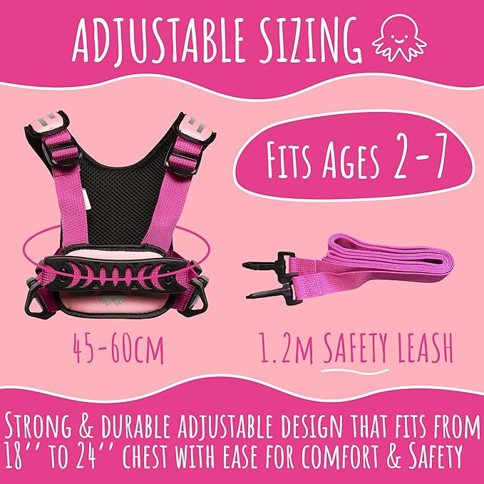 Hobbledehoo Safety Harness For Kids & Toddlers Aged 2-7 Years, Child Harness For Walking & Play Autism Safety Awareness