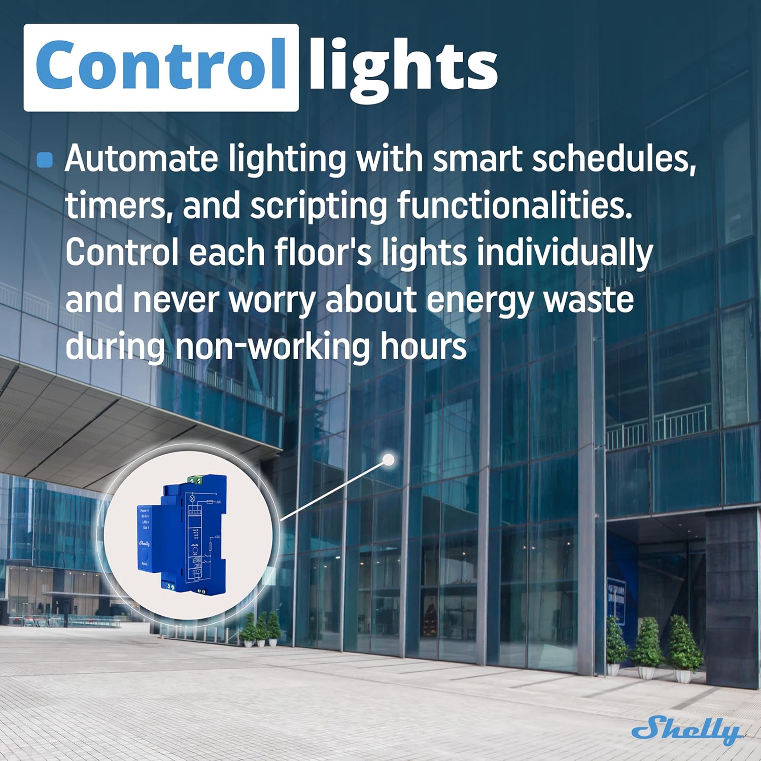 Shelly Pro 1 | Wi-Fi & LAN, 1-Channel Smart Relay Switch | Home Automation | Bluetooth Gateway | Compatible with Alexa & Google Home | No Hub Required | Remote Control | Timer Schedule | Dry Contacts