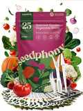 25 Gourmet Garden Vegetable Seeds Variety Pack - 14,965+ Non-GMO Heirloom Vegetables Seeds for Planting Indoor&Outdoor Home Garden Seeds - Gardening Seed Packets for Planting Vegetable Seeds