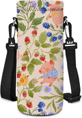AUPET Water Bottle Bag Carrier,24oz/32oz Insulated Neoprene bottle Sling Holder Case Pouch Cover for 1000ML/750ML Bottles with Shoulder Strap for walking