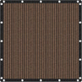 VICLLAX Shade Fabric Sun Shade Cloth with Every 2 FT Grommets for Patio Garden Pergola Cover Canopy 6x6 FT, Mocha