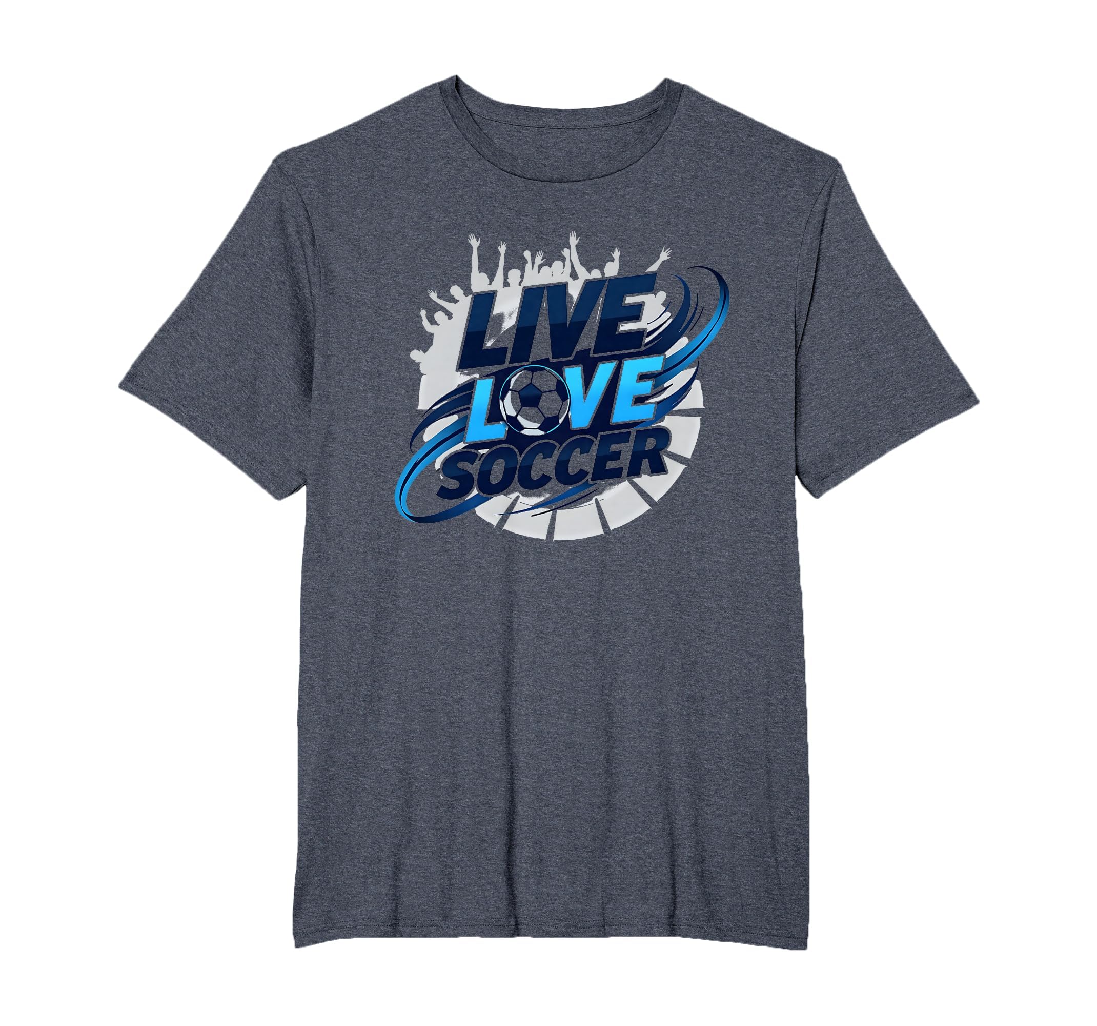Soccer Mom Live Love Soccer Passion Sweatshirt - Minimalist Print Unisex