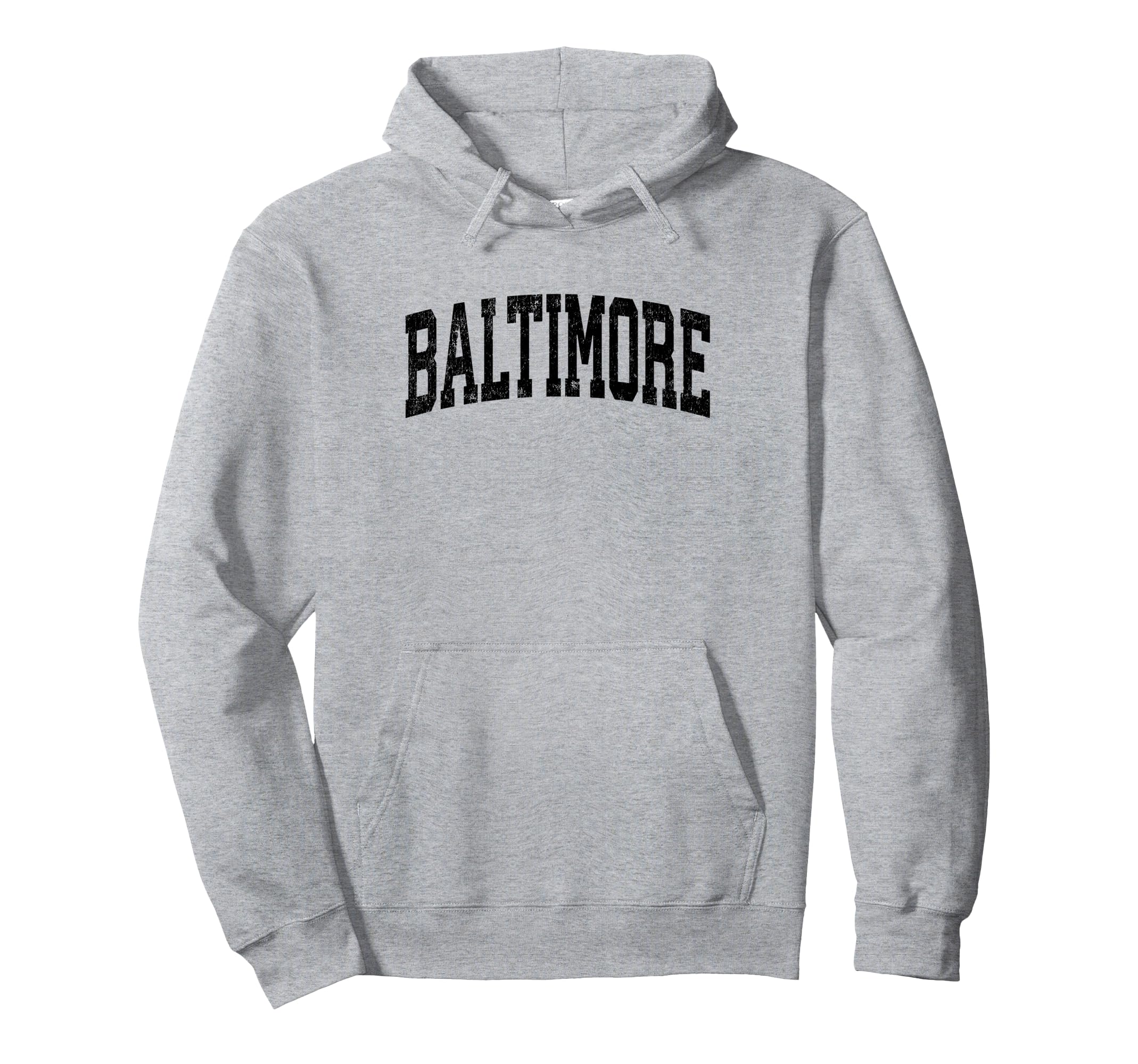 Baltimore Maryland Md Athletic Sports Hoodie - Custom Art Print Unisex