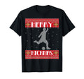 Merry Kickmas Football Player Soccer T-Shirt - Minimalist Print for Adults