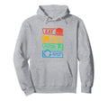 Eat Sleep Futsal Repeat Indoor Soccer Hoodie - Minimalist Print for Adults