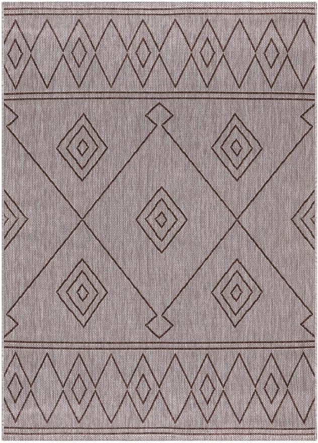 Keen Home Design Terrace Outdoor Area Rug - 6x9 Washable Indoor/Outdoor Rug for Patio, Kitchen, Balcony, Beach, Garden, Deck and Porch, Size: 6'x8'10"
