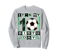 Its My 10Th Birthday Soccer Player Sweatshirt - Aesthetic Graphic Unisex
