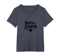 Born To Coach Soccer Inspirational T-Shirt - Minimalist Print Unisex