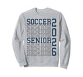 Soccer Senior Night Soccer Senior Sweatshirt - Minimalist Print for Adults