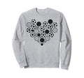 Soccer Heart Soccer Player Soccer Sweatshirt - Minimalist Print for Adults