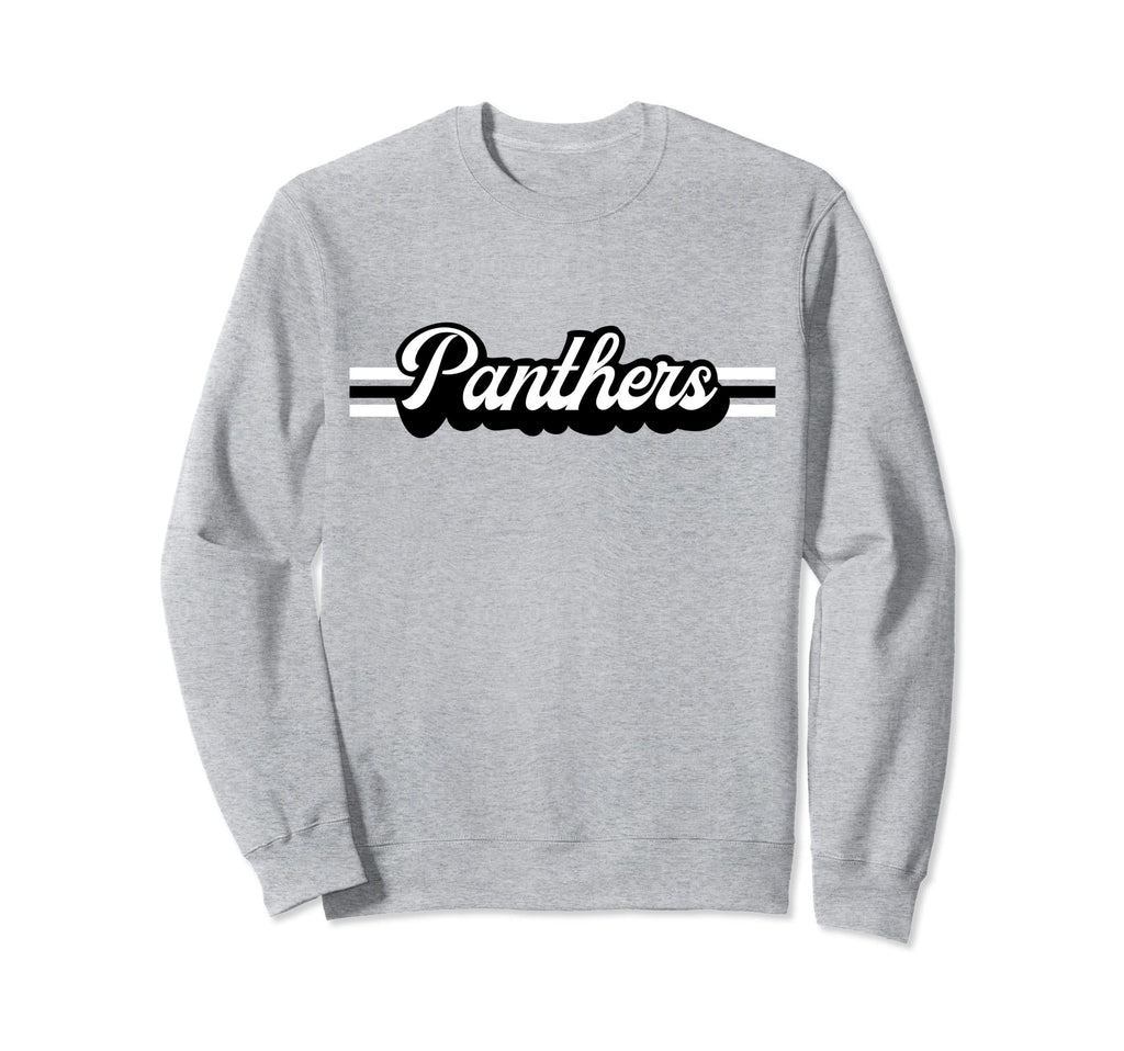 Panthers Mascot School Spirit Sweatshirt - Fun Novelty Design for Adults