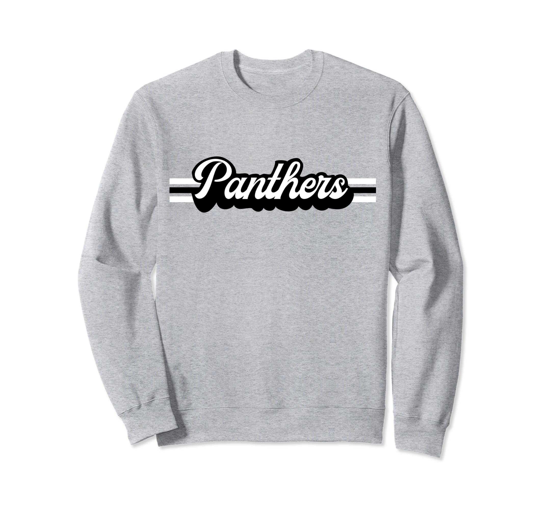 Panthers Mascot School Spirit Sweatshirt - Unique Graphic for Adults