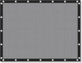 VICLLAX Shade Fabric Sun Shade Cloth with Every 2 FT Grommets for Patio Garden Pergola Cover Canopy 8x11 FT, Light Grey