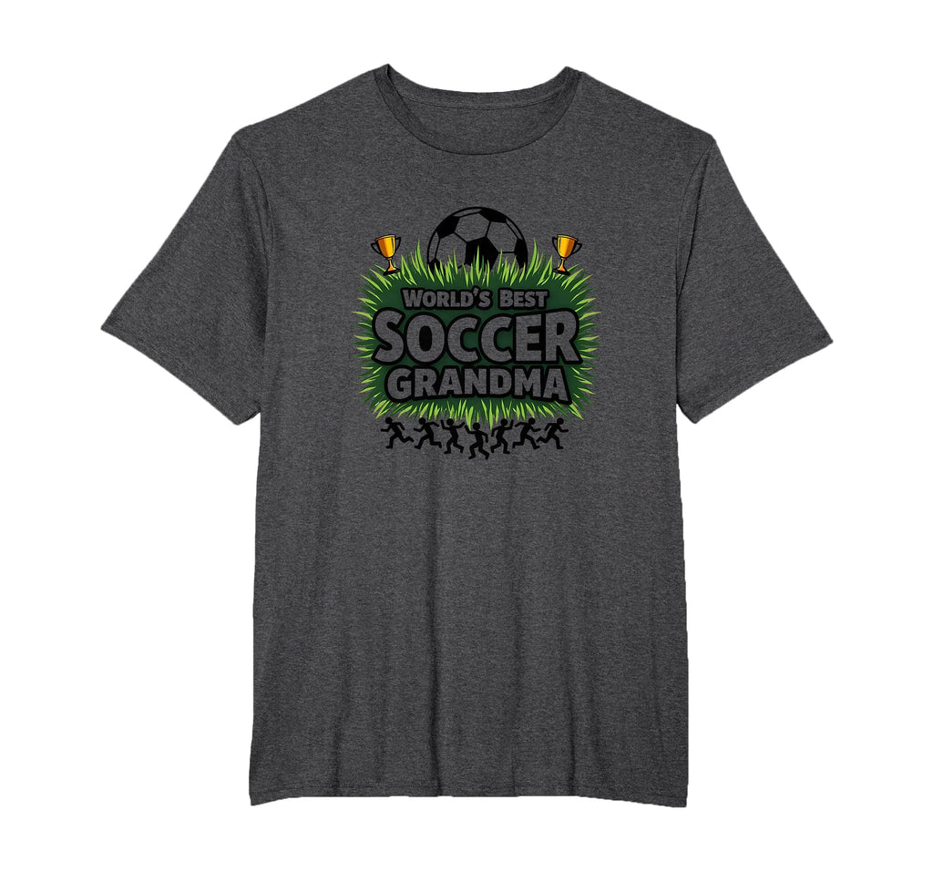 Worlds Best Soccer Grandma Champion Mens T-Shirt - Minimalist Print Unisex