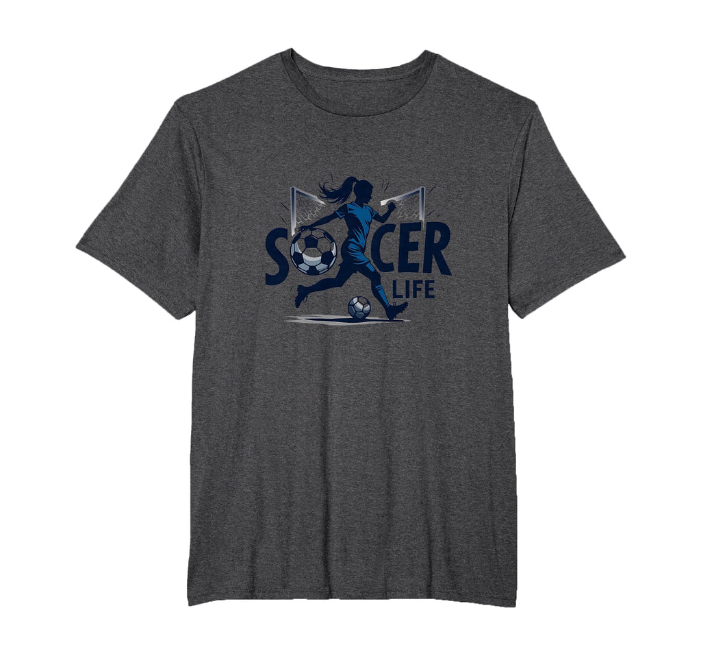 Soccer Is Life Womens Passion T-Shirt - Aesthetic Graphic for Adults