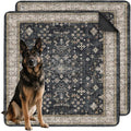 Washable Pee Pads for Dogs 2 Pack, Absorbent Reusable Puppy Pads Waterproof, Leakproof & Non-Slip Whelping Pad, Potty Training Pads for Dogs Playpen Mat 48x48