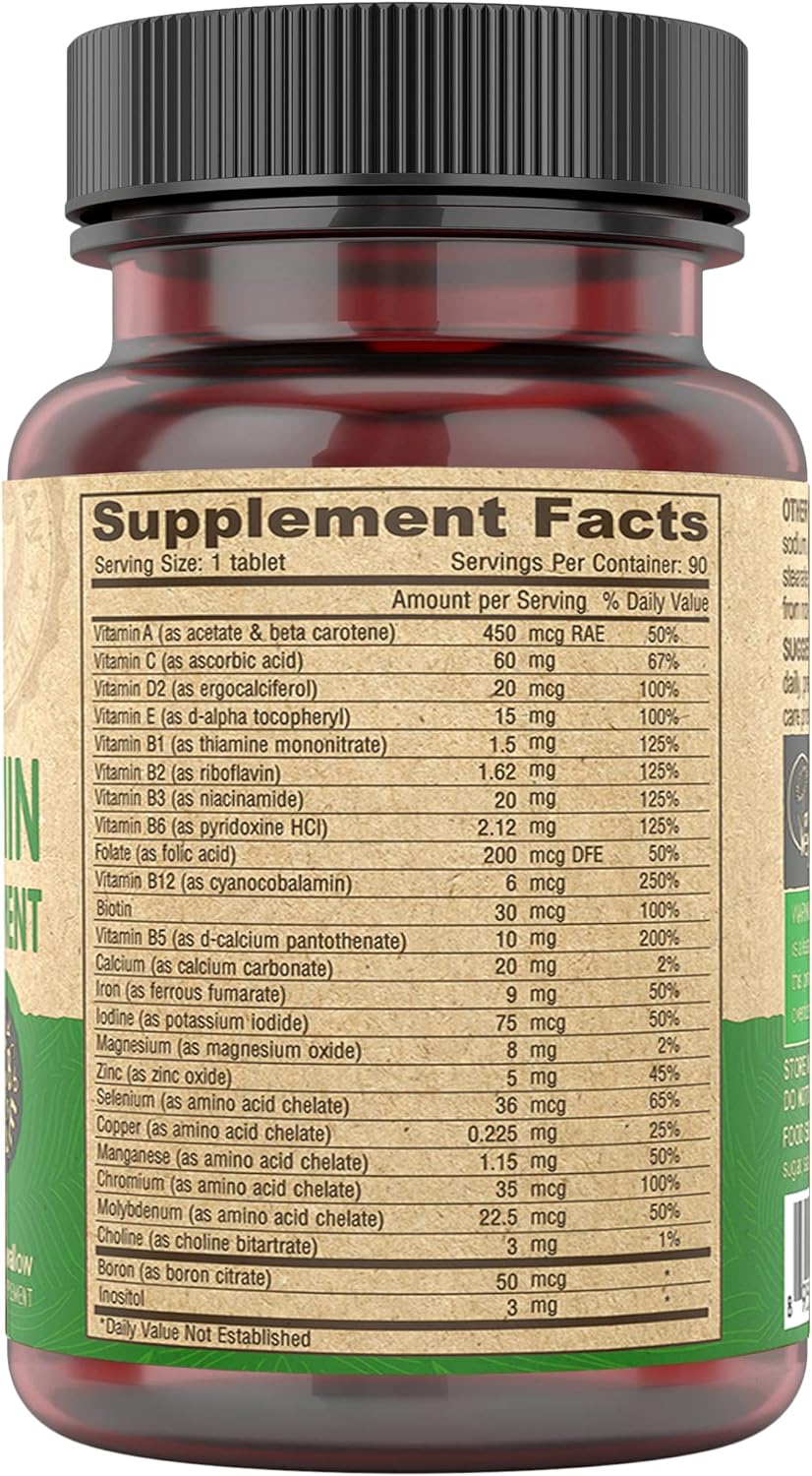 Deva Vegan Multivitamin and Mineral Supplement - 90 Tiny Tablets