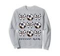 Coquette Bow Soccer Mom Soccer Sweatshirt - Custom Art Print for Adults