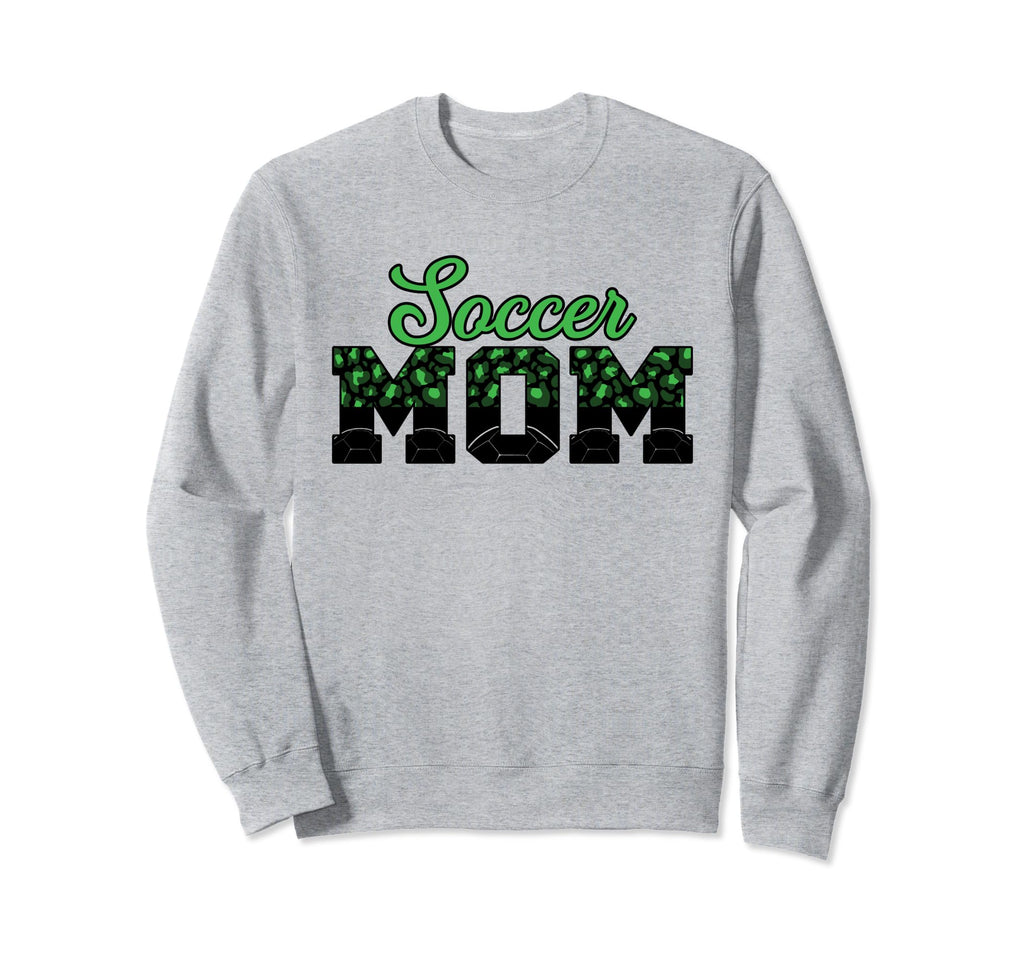 Soccer Mom Leopard Sweatshirt - Custom Art Print for Adults