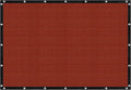 VICLLAX Shade Fabric Sun Shade Cloth with Every 2 FT Grommets for Patio Garden Pergola Cover Canopy 9x17 FT, Rust Red
