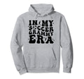 Soccer Grammy Groovy Soccer Grandma Sports Hoodie - Graphic Print Unisex