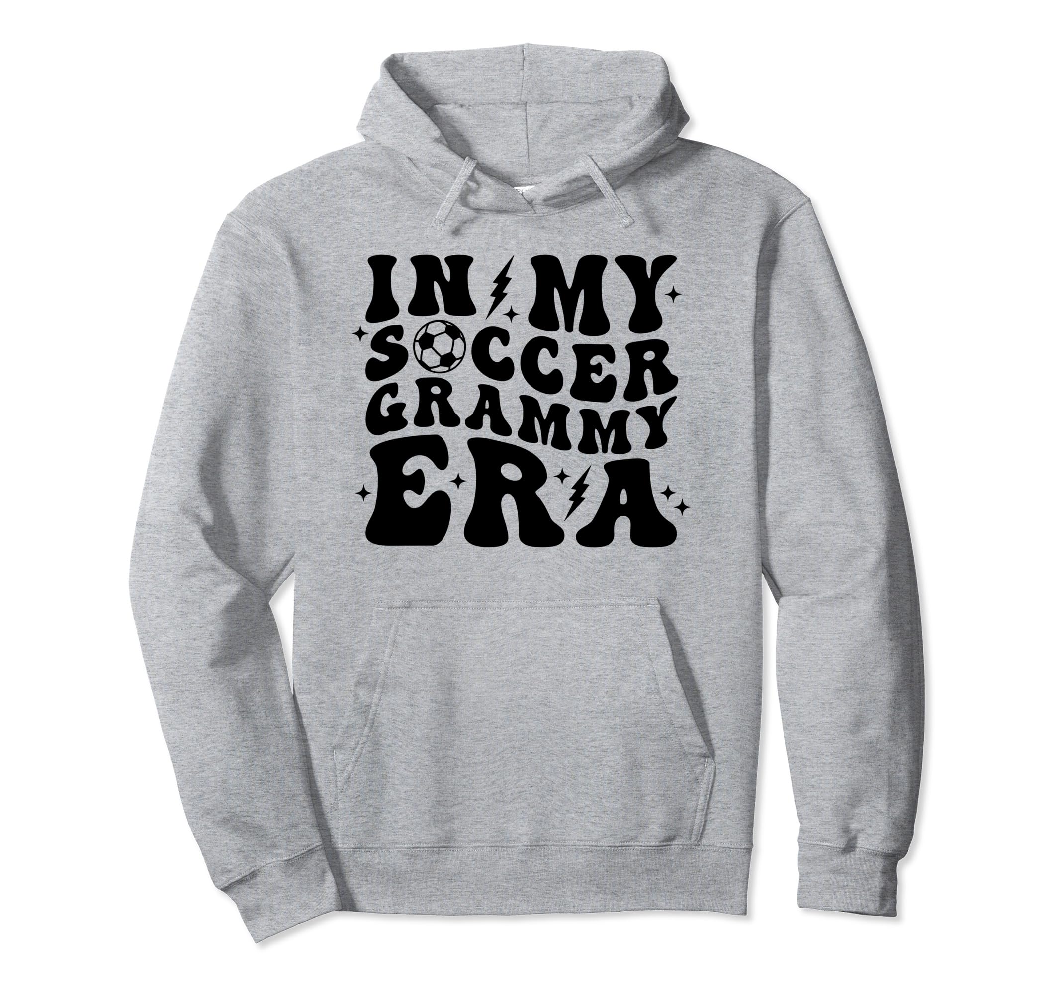 Soccer Grammy Groovy Soccer Grandma Sports Hoodie - Graphic Print Unisex