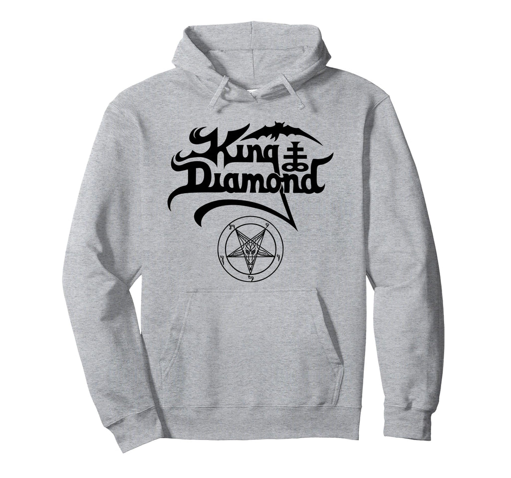 King Diamond Logo Hoodie - Fun Novelty Design Men Women