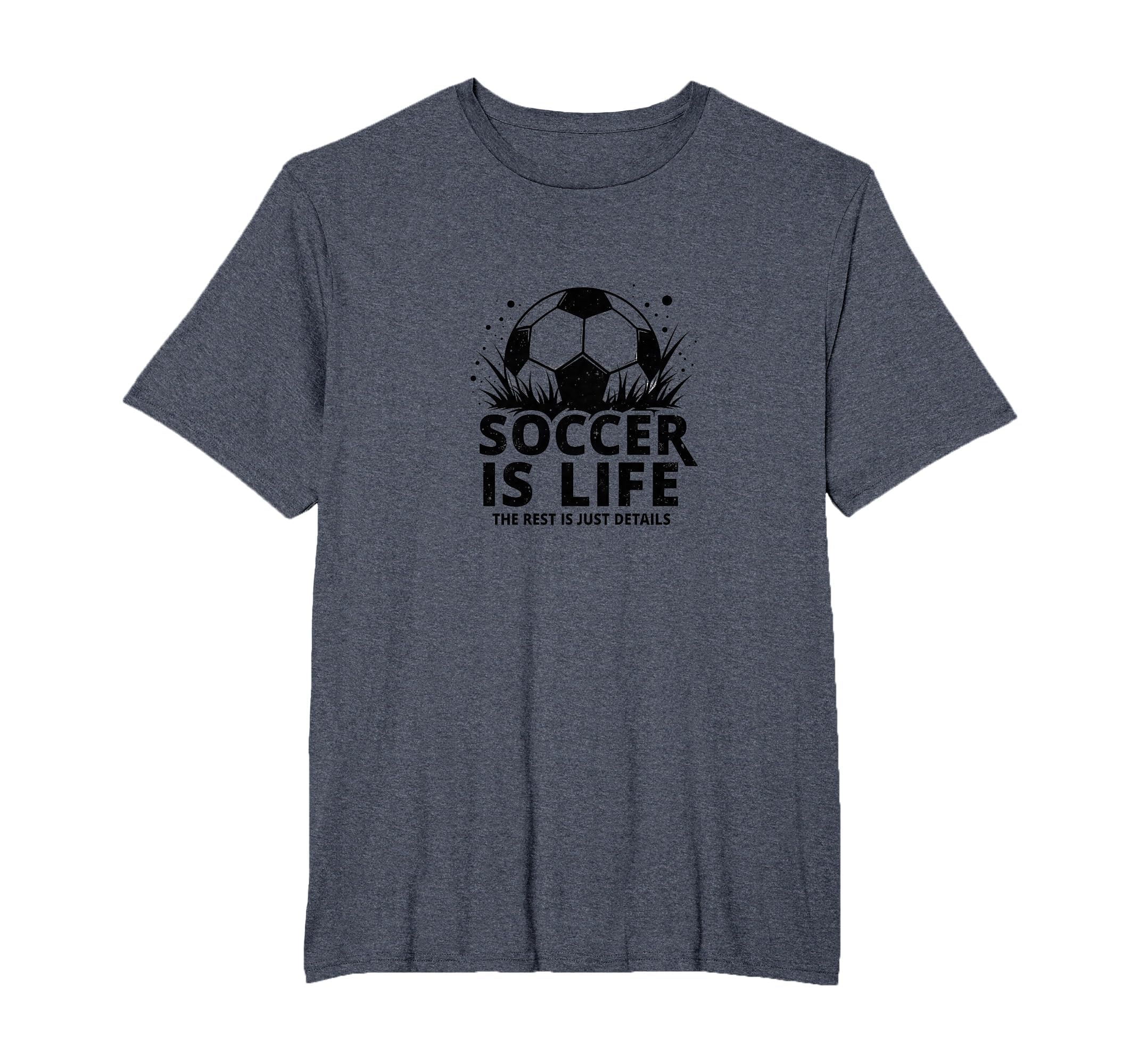Soccer Coach Soccer Is Life Rest Is T-Shirt - Minimalist Print for Adults