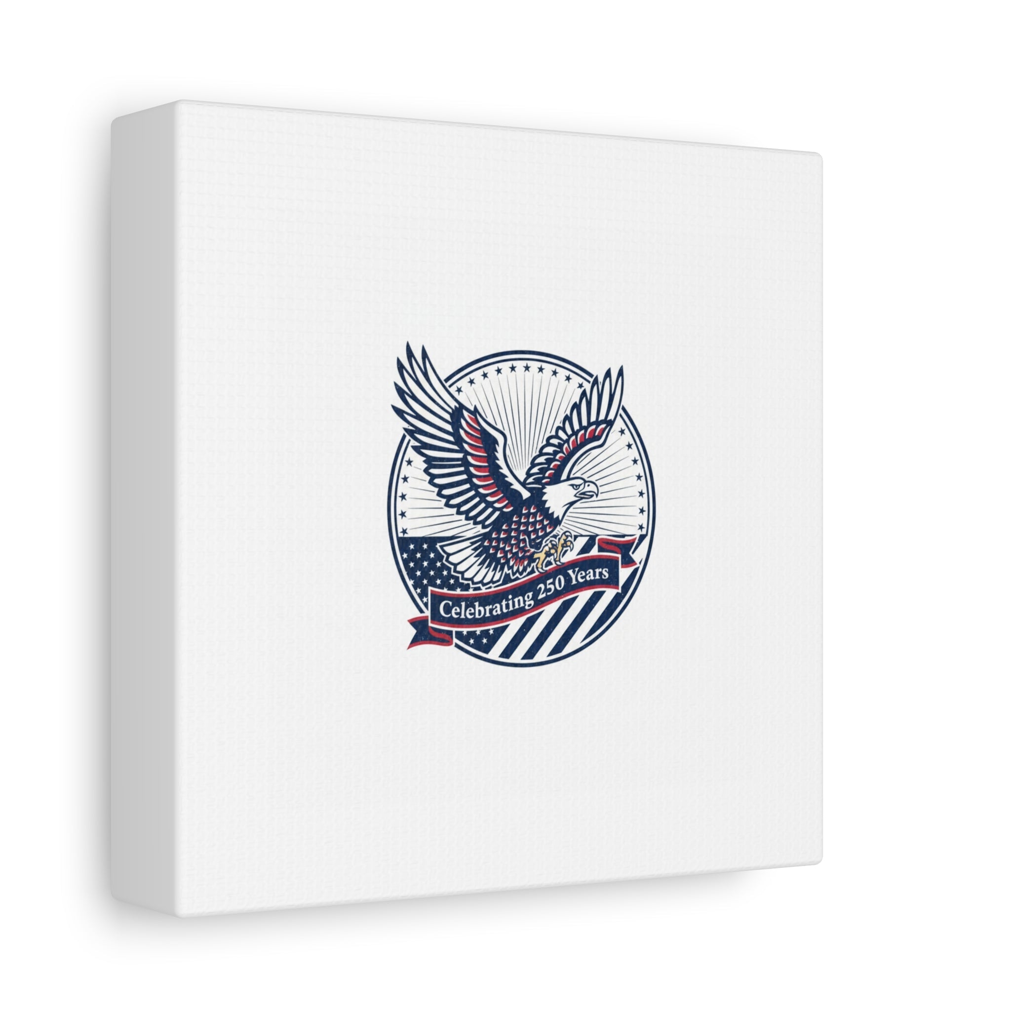 250th Anniversary Eagle Emblem Canvas | Semiquincentennial Americana