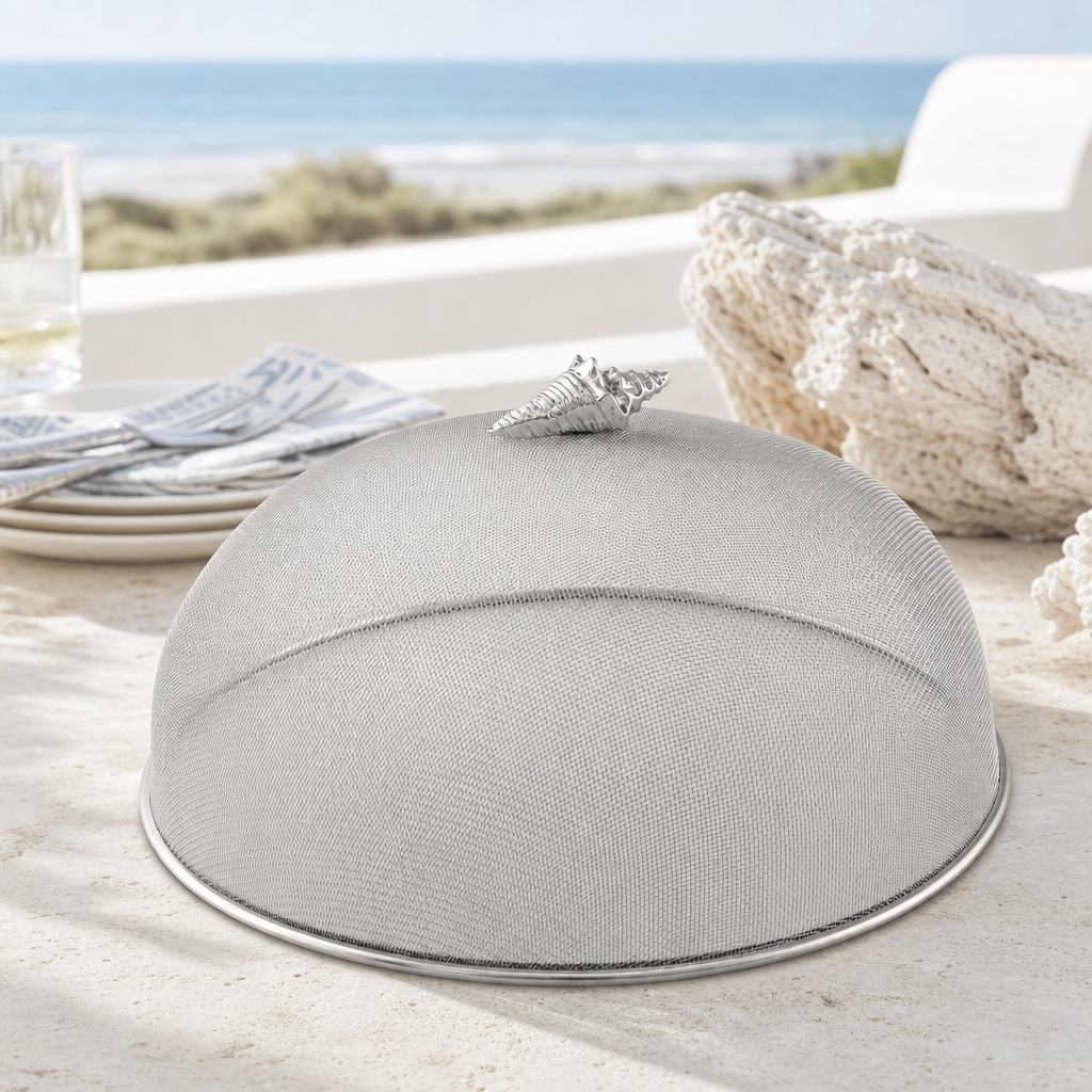 Conch Shell Stainless Mesh Picnic Cover