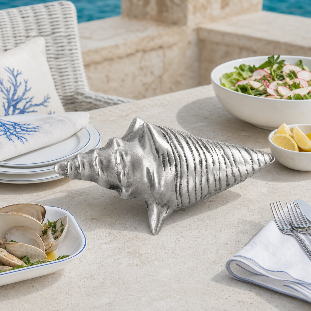 Conch Shell Stainless Mesh Picnic Cover