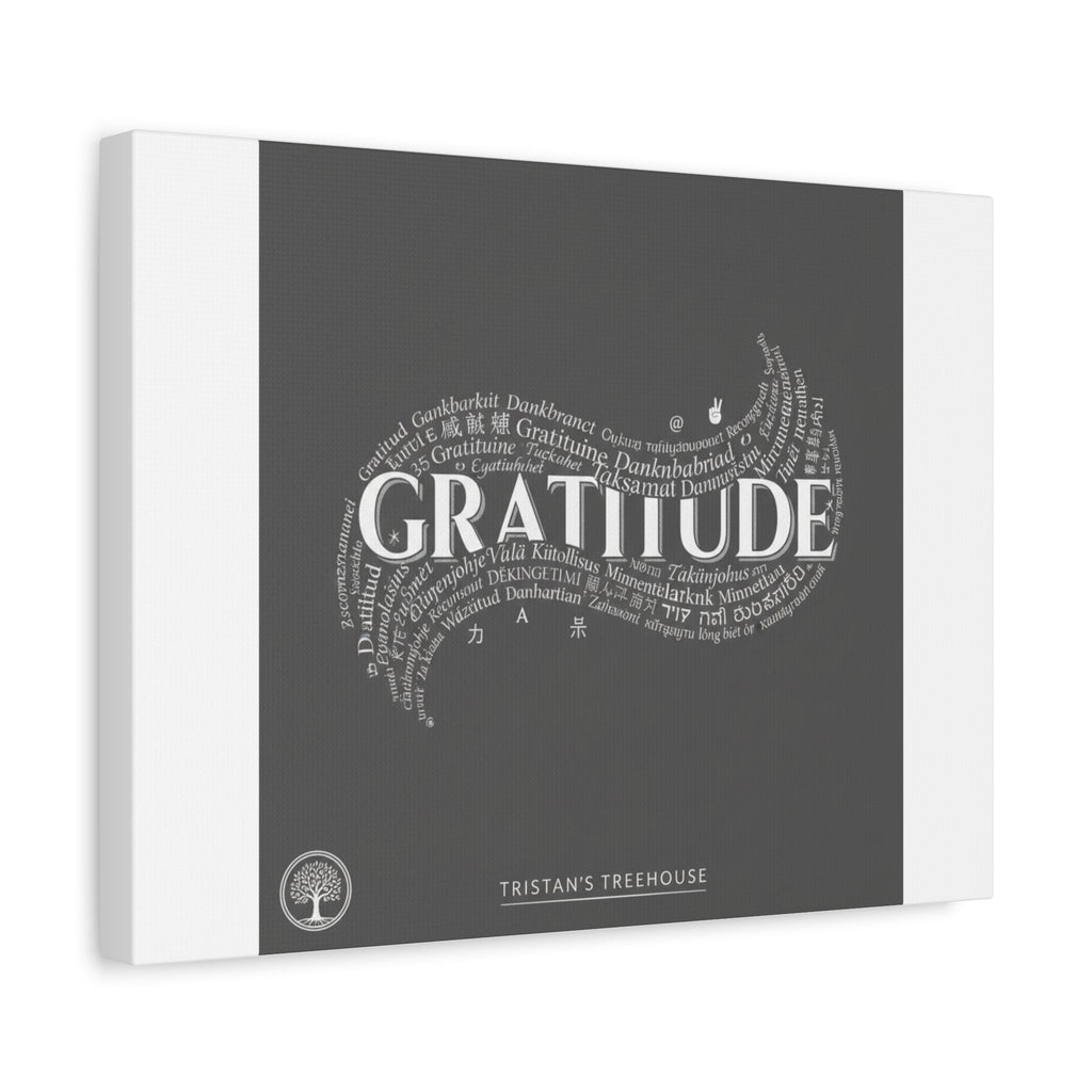 Gratitude Wall Art Matte Canvas | Tiny Treats, sweet uplifting print