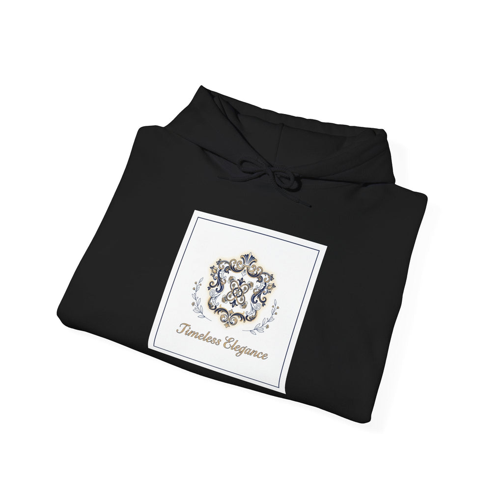 Ornate Brooch Emblem Hoodie | vintage emblem, baroque crest