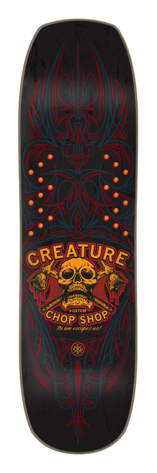 CREATURE "Chop Shop Pinstripe" 8.75 SKATEBOARD DECK