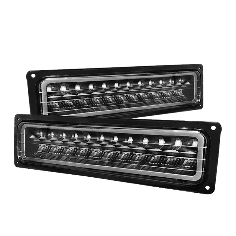 SPYDER Xtune Chevy C10 88-98 LED Bumper Lights Black CPL-CCK94-LED-BK 5022165
