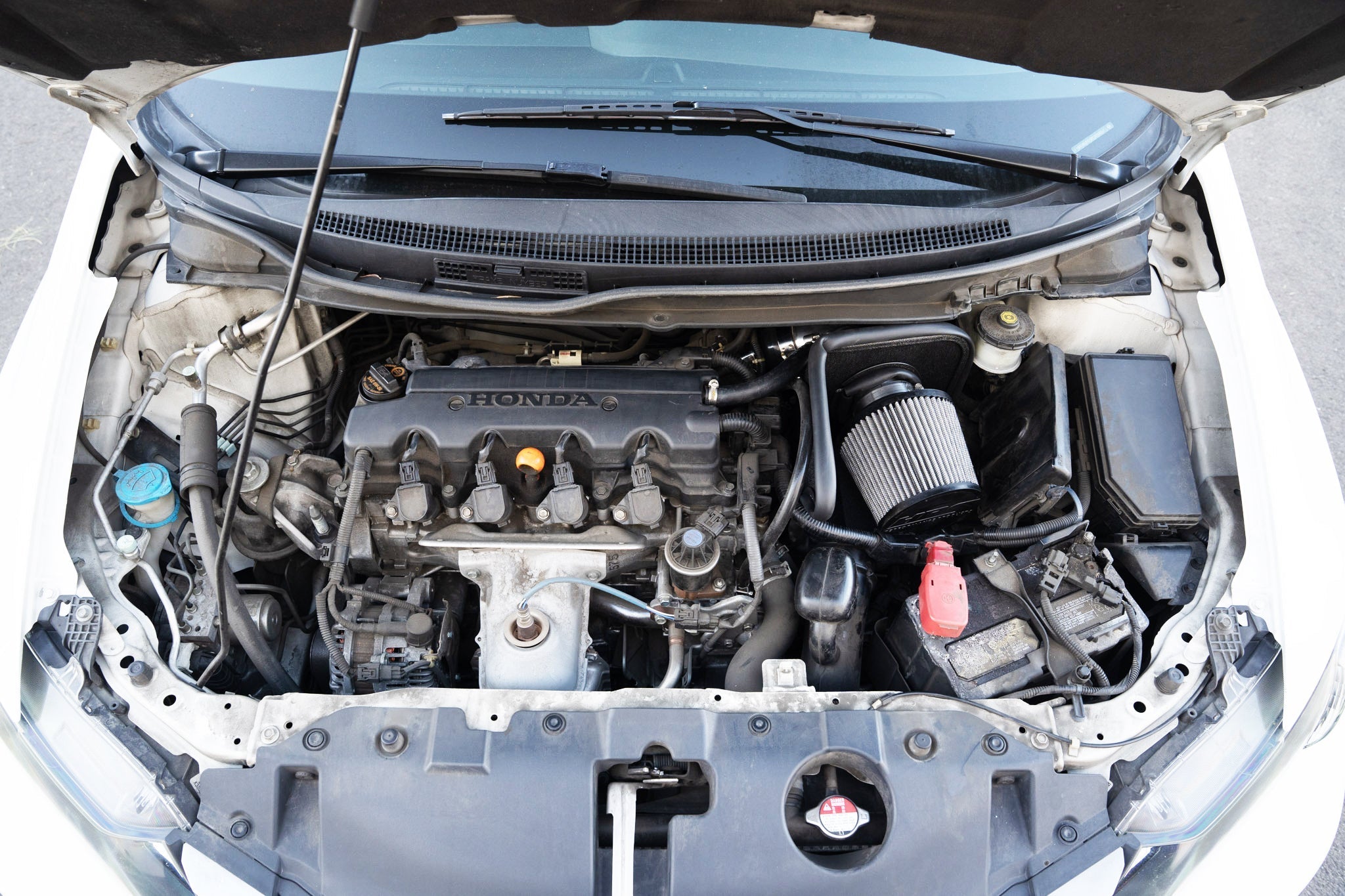 HPS Performance HPS Shortram Air Intake Kit 2012-2015 Honda Civic 1.8L Gas, Includes Heat Shield, 827-700
