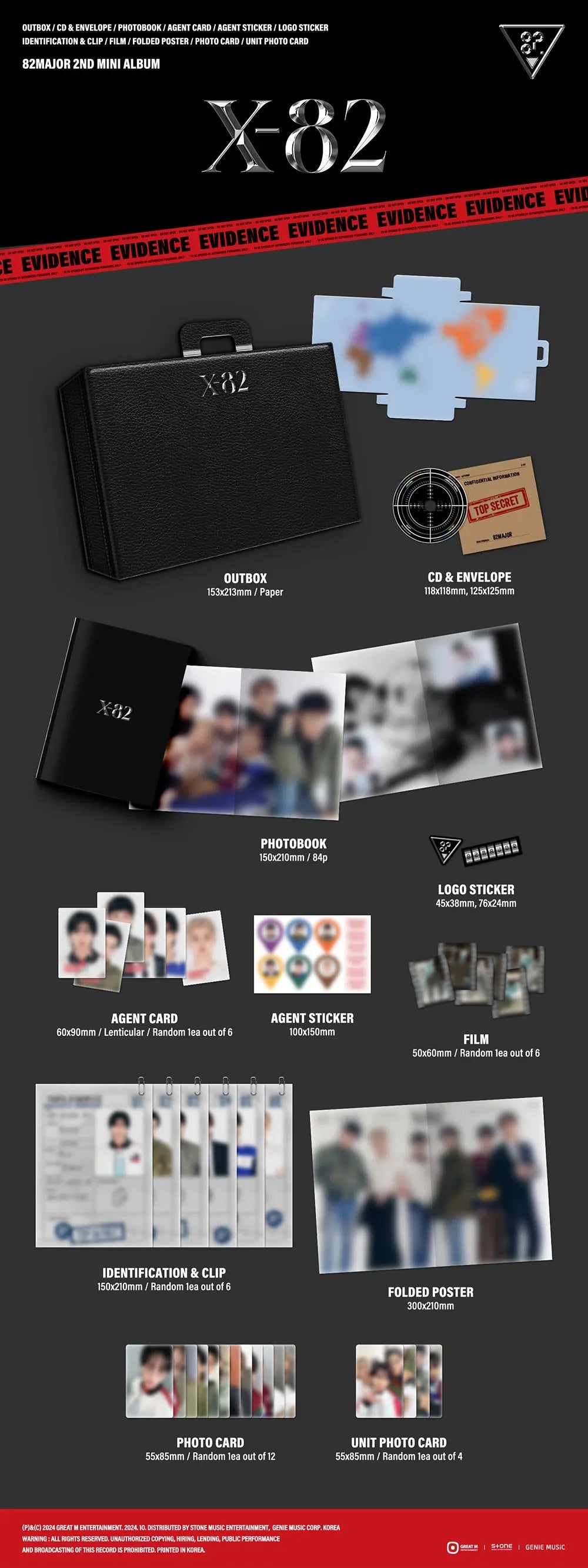 82Major 2nd Mini Album - X-82 Standard